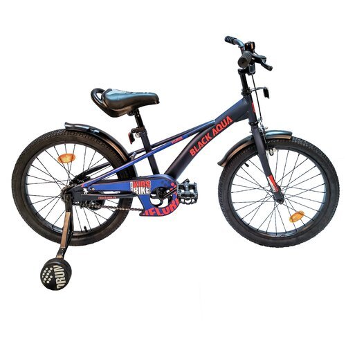 Велосипед детский 20 Black Aqua Velorun темно-синий 2022