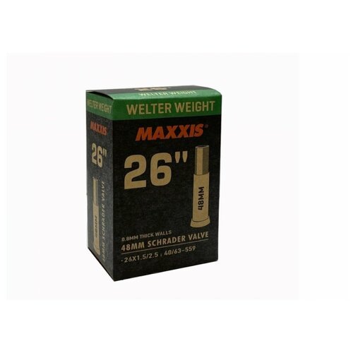 Камера MAXXIS 26х1.5/2.50 Welter weight LSV 48 0,8 мм автониппель EIB00137100