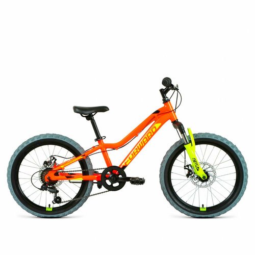 Велосипед Forward Twister 20 2.0 D 2024 Оранжевый/Желтый (дюйм:20)